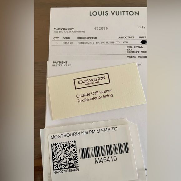 Louis Vuitton Montsouris NM PM Monogram Empreinte leather backpack - Picture 2 of 16